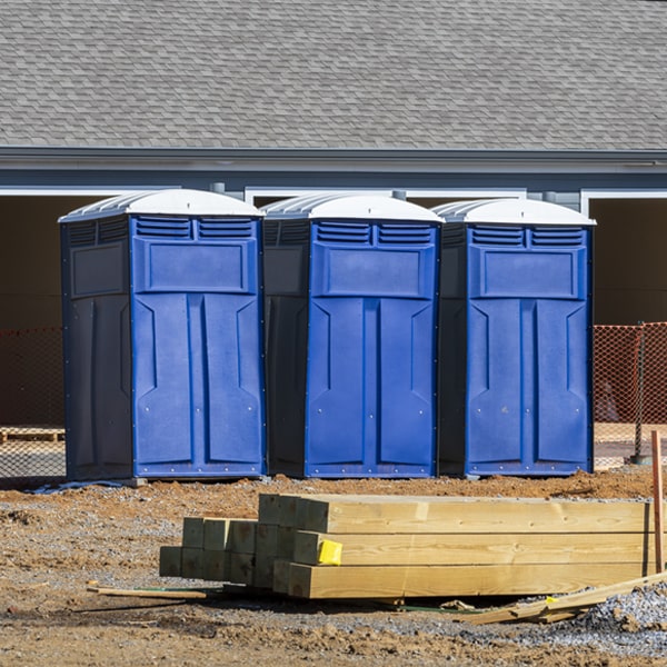 what is the maximum capacity for a single porta potty in North Bend OR